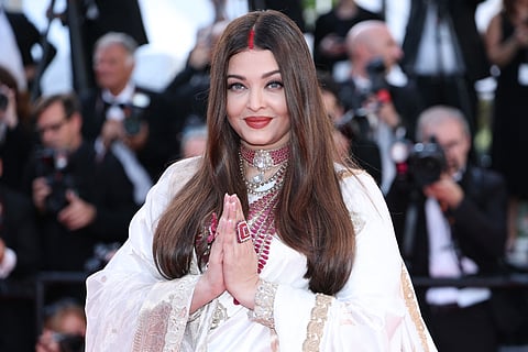 Indian actress Aishwarya Rai Bachchan arrives for the screening of the film "The History of Sound" at the 78th edition of the Cannes Film Festival in Cannes, southern France, on May 21, 2025.