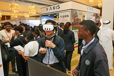 High schools students at Edufair's Dubai edition in May, 2025