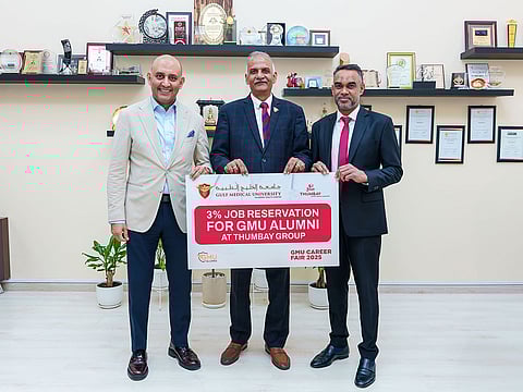 Thumbay Group pledges 3% job quota for GMU Alumni in boost to UAE healthcare workforce