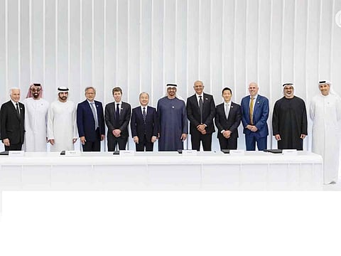 The UAE President witnessed the signing of a strategic partnership to launch Stargate UAE, an advanced AI data centre, through collaboration between G42 and leading global artificial intelligence and advanced technology companies.