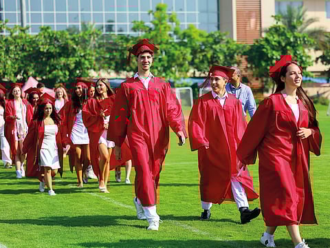 American School of Dubai Red Envelope Ceremony.