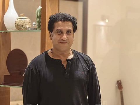 "In 17 years, I’ve never heard him cry like that—he begged me to save him from the helmet attack," says Santhosh.