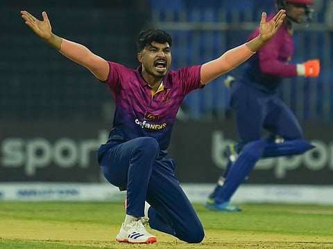 UAE left-arm spinner Haider Ali, who made his debut in the first match, has reaped the rewards of his hardwork with a stunning show against Bangladesh.