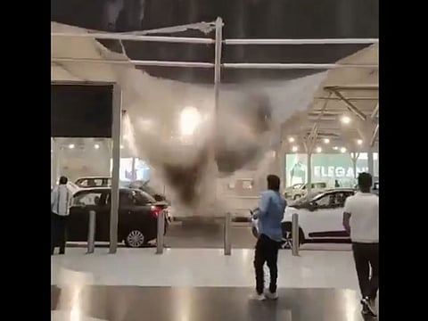 Due to severe weather in the national capital, 49 flights—including 17 international—were diverted between 11:30 pm Saturday and 4 am Sunday, airport sources confirmed.