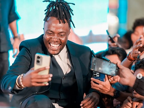 Kili Paul — fondly called ‘Unniyettan’ by Malayali fans, seen at Lulu Mall, Kochi, during the launch event of his debut Malayalam film 'Innocent'.