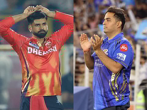 Shreyas Iyer and Akash Ambani having a chat during the IPL match between Punjab Kings and Mumbai Indians has gone viral.