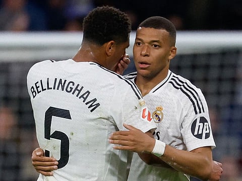 The campaign features the trio Kylian Mbappe, Jude Bellingham, and also Brahim Diaz.