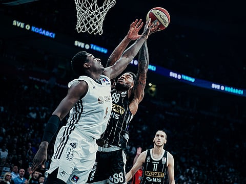 Dubai Basketball's stunning run has been halted by Partizan Mozzart Bet in the ABA League semi-finals on Monday.