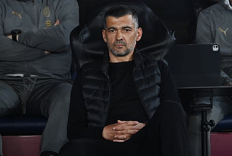 AC Milan Portuguese head coach Sergio Conceicao.