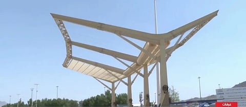 The state-of-the-art canopies are designed to protect the pilgrims from intense heat on the Day of Arafat due this year on June 5.