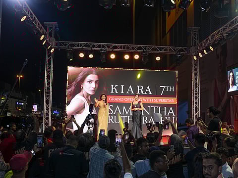 Dubai came to a halt as Samantha Ruth Prabhu lit up the sky for Kiara Jewellery’s Karama takeover