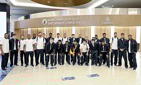 Al Ain team members depart for the Fifa Club World Cup, to be held in US from June 14.