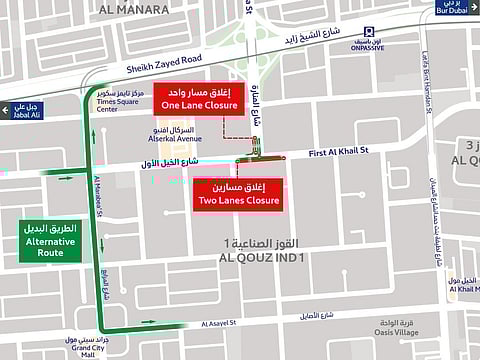 UAE traffic alert: Delays expected on Dubai road due to municipality works
