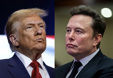 The two went on to argue about the nature of Musk’s departure from the White House.