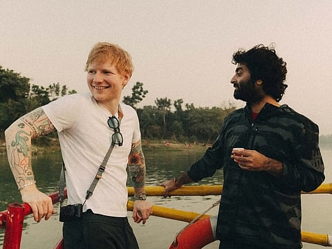 Cultural harmony: Ed Sheeran Joins forces with Shah Rukh Khan and Arijit Singh in 'Saphire'