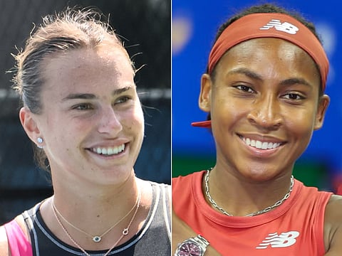 TOP 2: Aryna Sabalenka (left) and Coco Gauff. The world's top tennis players clash at Roland Garros on Saturday.