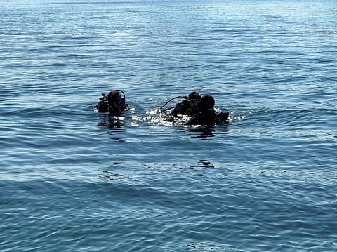 A scuba diving session. Picture used for illustrative purposes
