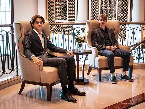 Yousef Elfar and Finlay Hawkins, Fermata CEO and COO at The Ritz Carlton Dubai