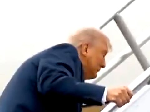 A president known for deriding others' slips now facing the same spotlight.