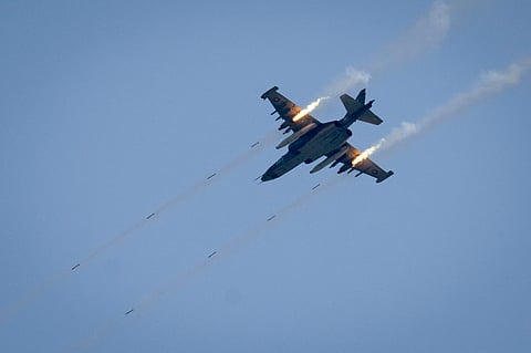 Ballistic missiles and drones intercepted before reaching targets. For illustrative purposes only.