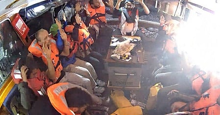 At around 4:02 am (0102 GMT), Israeli forces "forcibly intercepted" the vessel in international waters as it was approaching Gaza, the Freedom Flotilla Coalition said.