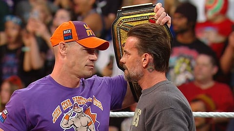 John Cena cast himself as WWE’s unwavering anchor — the one who always shows up, shoulders the load, and keeps the ship steady. But before his moment could land, CM Punk crashed the scene.