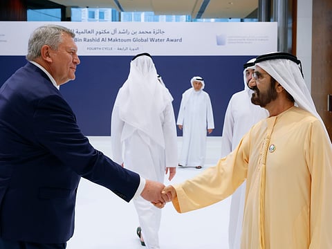 Vice-President honours 12 winners of Mohammed Bin Rashid Al Maktoum Global Water Award