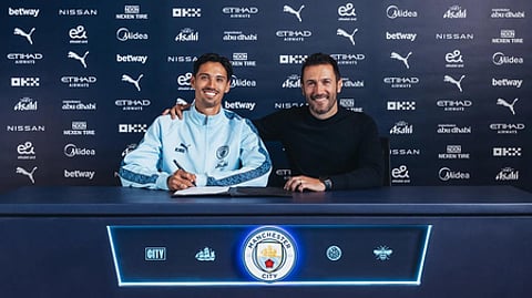Man City sign Tijjani Reijnders from AC Milan on five-year contract.