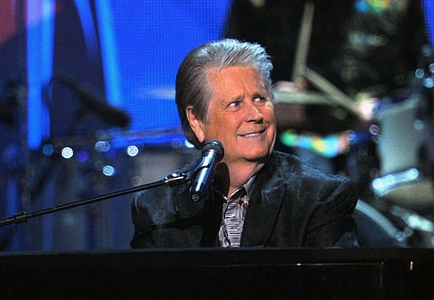 Musician Brian Wilson of The Beach Boys performs onstage at the 54th Annual GRAMMY Awards held at Staples Center in Los Angeles, California, on February 12, 2012.