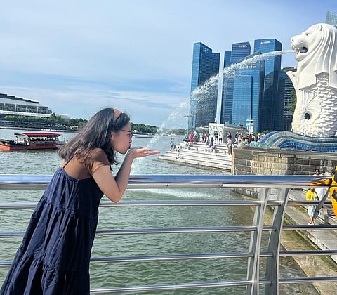 A Filipino tourist strikes a cheerful pose beside the iconic Merlion in Singapore, the city-state’s most recognised symbol. Once a landmark reserved mostly for international visitors, the Merlion now sees a growing number of Southeast Asian travellers, reflecting a broader trend: intra-Asean tourism is booming. In fact, visits by travellers from within Asean now make up nearly half of all regional tourism — a  sign of stronger connectivity, rising incomes, and a growing sense of shared identity amid cultural diversity.