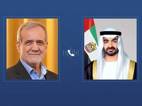 UAE President holds phone call with Iranian President