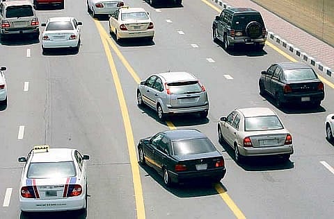 Abu Dhabi police urged drivers to avoid sudden swerving.