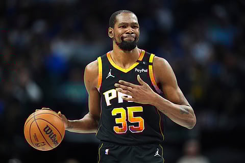 Durant, a 15-time NBA All-Star forward and four-time league scoring leader, turns 37 in September.