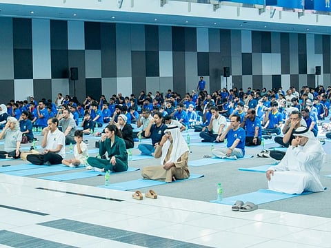 Sheikh Nahyan bin Mubarak Al Nahyan, Minister of Tolerance and Coexistence, participates in events at ADNEC, Abu Dhabi.