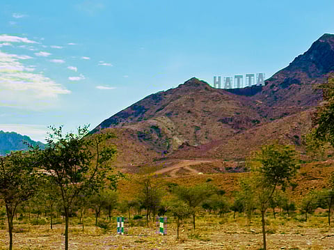 "Standing tall in the tourism landscape" - Hatta is one of the oldest preserved heritage areas of the UAE. Noushin Sajjad captures a picture of the impressive Hatta sign, which is 16 metres high, which adds a dash of modernity to the area’s historical significance. This mountain marker in Dubai has broken the record for tallest landmark sign featuring a postcardworthy view.
