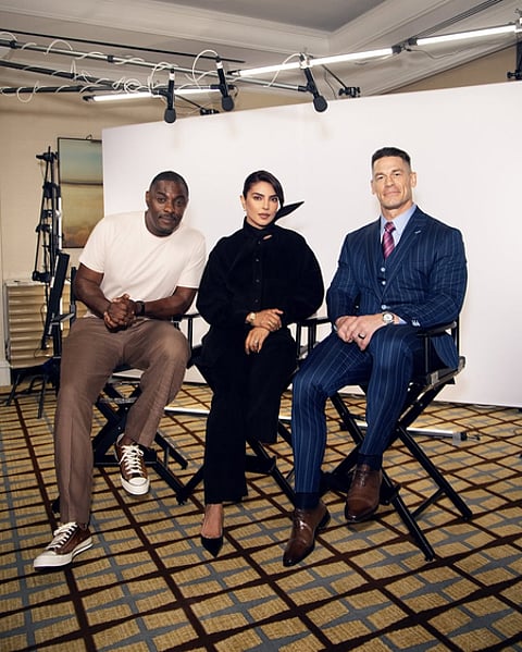 Priyanka Chopra poses with Idris Elba, John Cena: We’re not here by accident