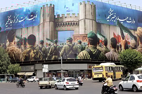 The Enghelab (Revolution) Square, in Tehran on June 24, 2025, the day ceasefire took effect.