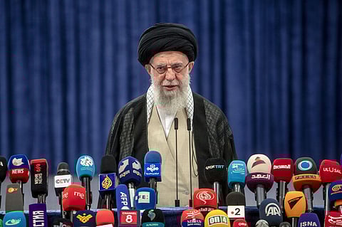 In a televised speech, Khamenei hailed what he described as Iran's "victory" over Israel.
