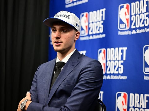 Versatile US college teen star Cooper Flagg was selected first overall in the NBA draft on Wednesday by the Dallas Mavericks, where he'll join a star-laden team already touted as a playoff threat next season.