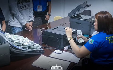 An outbound passenger was arrested at the Ninoy Aquino International Airport for carrying and failing to declare huge amounts of cash. The Bangko Sentral ng Pilipinas (BSP) manual on foreign exchange transactions requires the declaration of foreign currency exceeding certain thresholds when entering or leaving the Philippines.