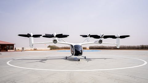 Dubai pioneers the future of mobility with region’s first test flight of Joby aerial taxi.