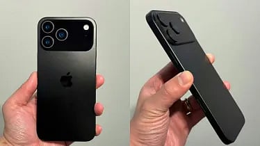 The rumoured Apple iPhone 17 form factor.