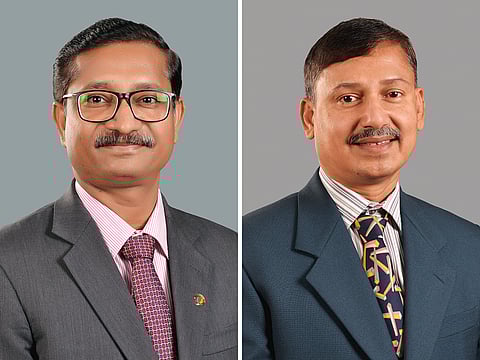 Prof. S. Ramachandran - Professor, Department of Biotechnology & Associate Dean, Academic Graduate Studies and Research and Prof. A. Somasundaram - Professor, Department of Mathematics & Associate Dean, Academic Undergraduate Studies Division