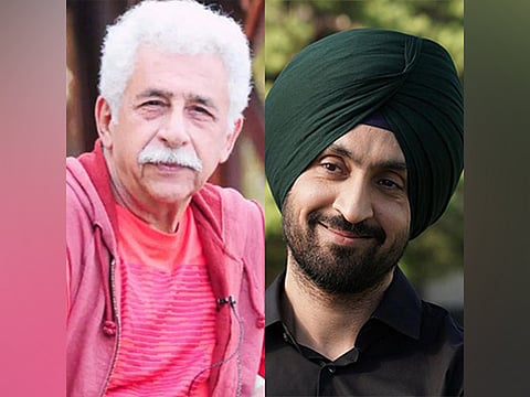 Naseeruddin Shah and Diljit Dosanjh (Photo/Instagram@diljitdosanjh)