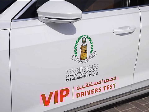 Video: Ras Al Khaimah Police launch VIP driver testing service