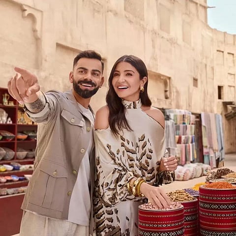 Virat Kohli and Anushka Sharma in Dubai