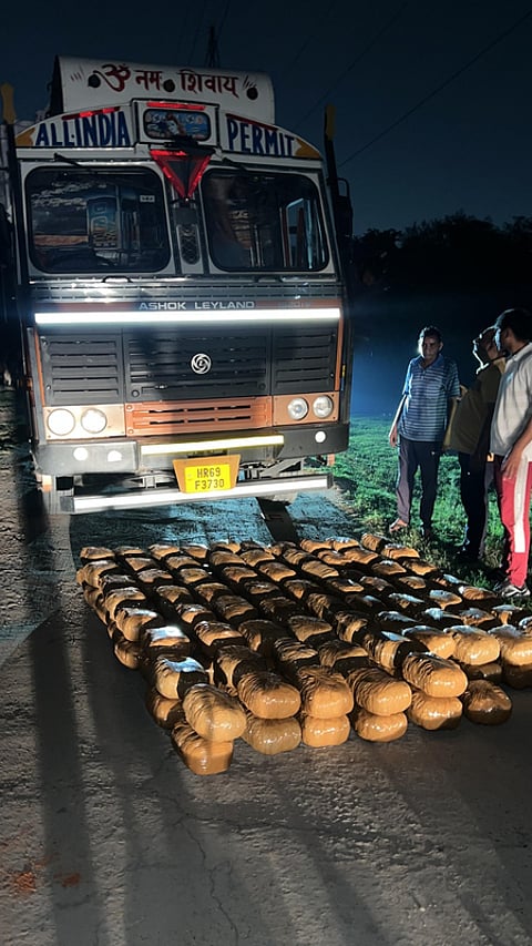 The investigation began with the seizure of 288 kg of ganja from two individuals, Mukesh and Rajesh, who had concealed the contraband in a truck’s cavity.