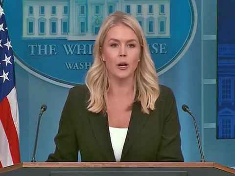 White House spokesperson  Karoline Leavitt.