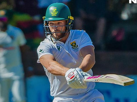 Stand-in South African skipper smashes fastest 250 for South Africa on Day One of the second Test against Zimbabwe on Sunday.