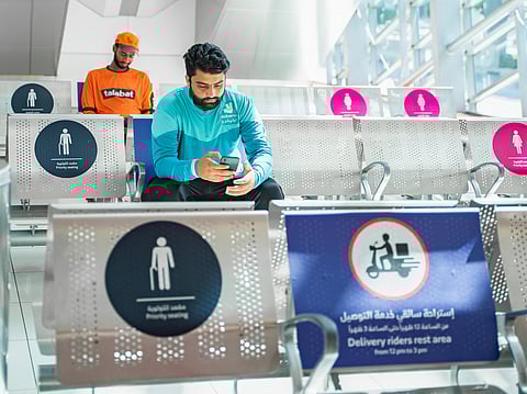 RTA sets up more rest areas with free meals for delivery riders in Dubai